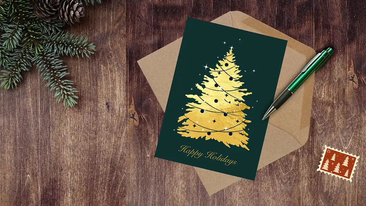 holiday greeting card